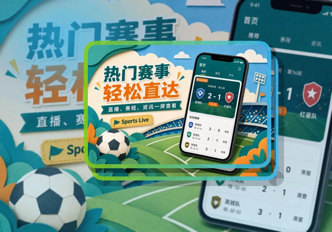 多端衔接 · App与网页版入口 · 多场赛事切换更清楚界面展示